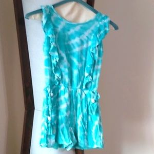 Justice size 8 tye dye romper